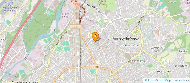 localisation de l'entreprise MONSIEUR ISHAK EL KOUBAI  ANNECY