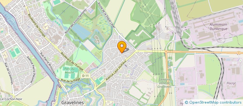 localisation de l'entreprise MONSIEUR ISHAK FIDAN à GRAVELINES