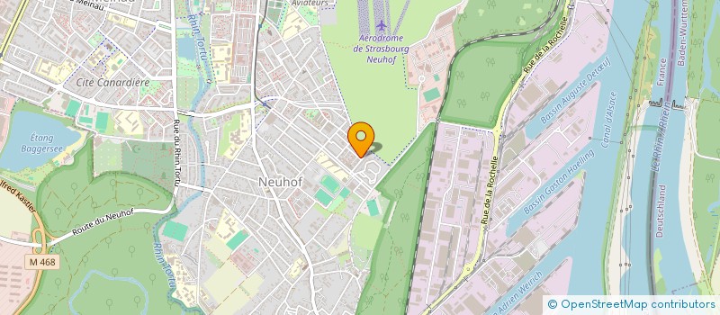 localisation de l'entreprise MONSIEUR ISHAK GUEROUI  STRASBOURG