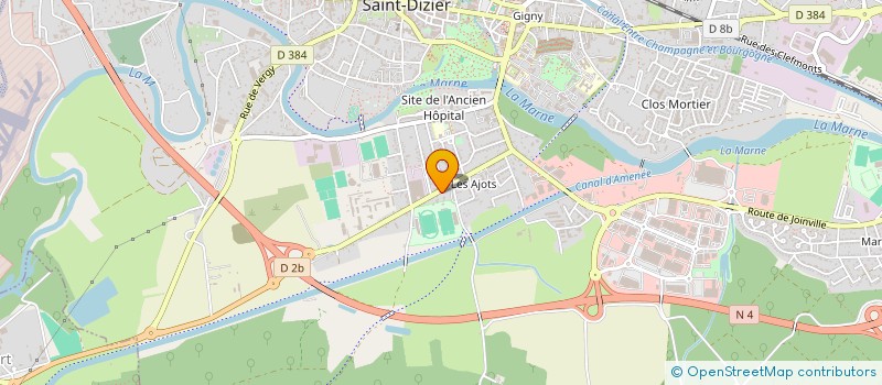 localisation de l'entreprise MONSIEUR ISHAK GUVER à SAINT-DIZIER