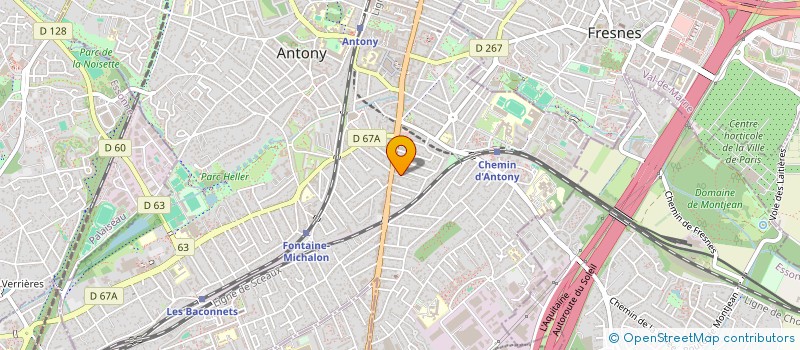 localisation de l'entreprise MONSIEUR ISHAK HABRI à ANTONY