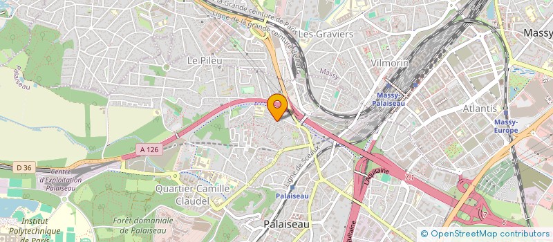 localisation de l'entreprise MONSIEUR ISHAK HAFID  PALAISEAU