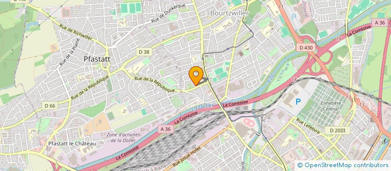 localisation de l'entreprise MONSIEUR ISHAK MESKI  MULHOUSE