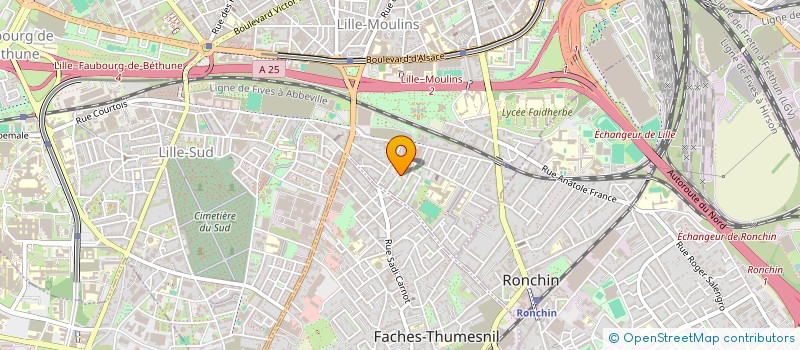 localisation de l'entreprise MONSIEUR ISHAK OUAAMAR  LILLE