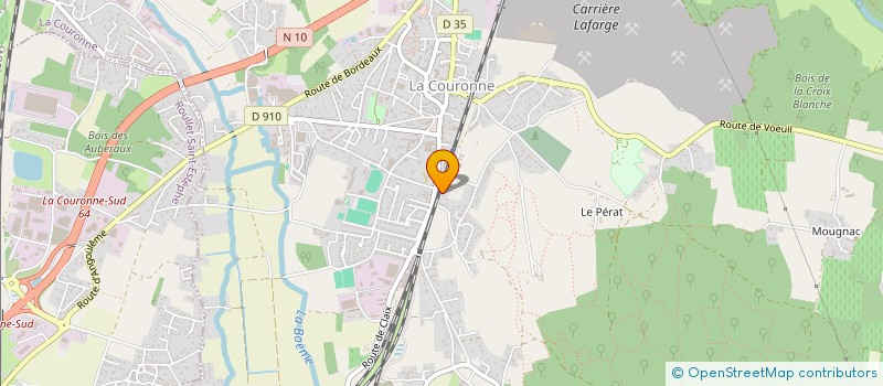 localisation de l'entreprise MONSIEUR ISHAK ZERDAZI  LA COURONNE