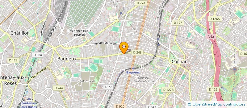 localisation de l'entreprise MONSIEUR ISHAK ZIDI à BAGNEUX