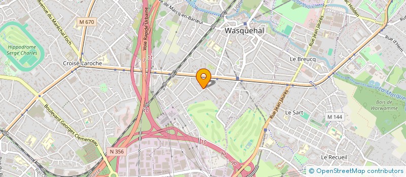 localisation de l'entreprise MONSIEUR ISHAKE HMAMOUCHE à WASQUEHAL