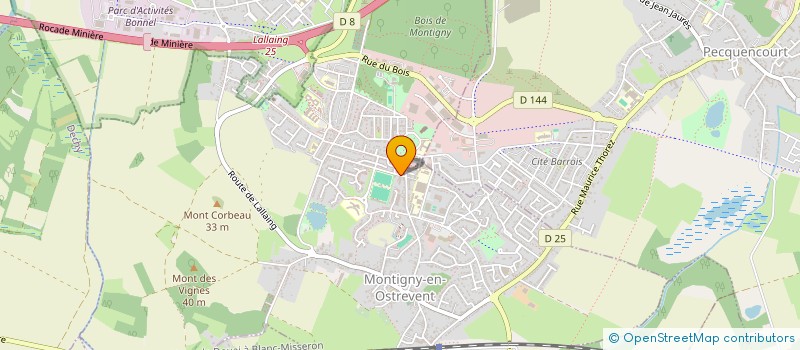 localisation de l'entreprise MONSIEUR ISHAM LENNE  MONTIGNY-EN-OSTREVENT