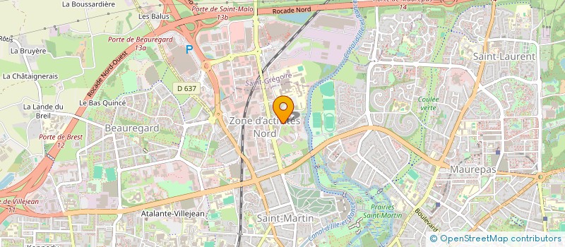 localisation de l'entreprise MONSIEUR ISHAQ ABDALLAH ISHAQ  RENNES