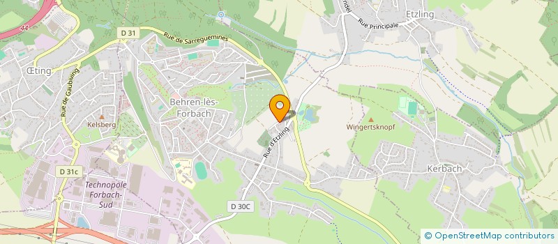 localisation de l'entreprise MONSIEUR ISHAQ KHELLAFI  BEHREN-LES-FORBACH