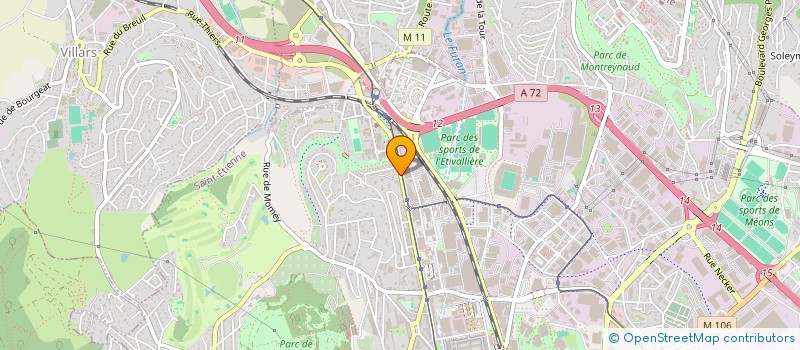 localisation de l'entreprise MONSIEUR ISHAQ KHEMAISSIA  SAINT-ETIENNE