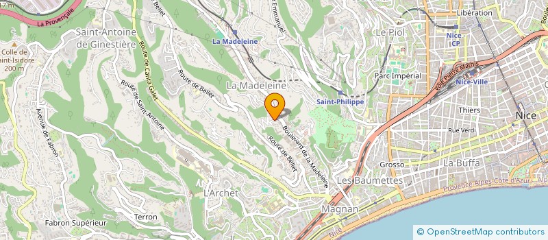 localisation de l'entreprise MONSIEUR ISHAQ RABAHI  NICE