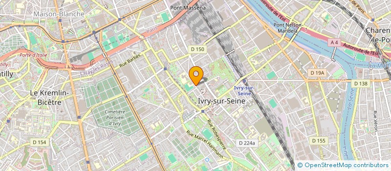 localisation de l'entreprise MONSIEUR ISHEM MEROUIT  IVRY-SUR-SEINE