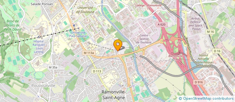 localisation de l'entreprise MONSIEUR ISHMAEL DELA  RAMONVILLE-SAINT-AGNE