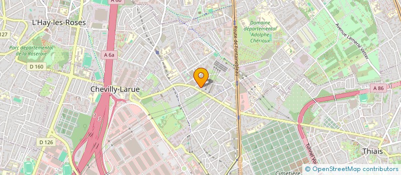 localisation de l'entreprise MONSIEUR ISIAKHE TRAORE  CHEVILLY-LARUE