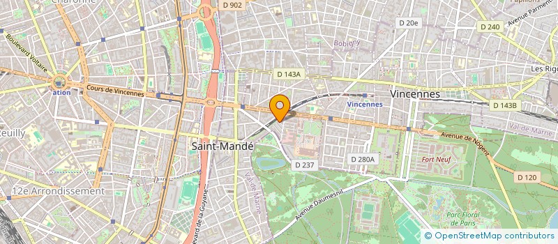 localisation de l'entreprise MONSIEUR ISIDORE ISIDORE TRINITE à SAINT-MANDE