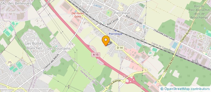 localisation de l'entreprise MONSIEUR ISIDORE LAUROT  PIERRELAYE