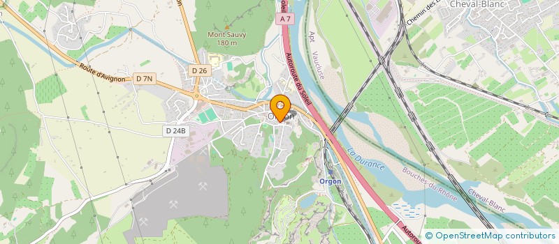 localisation de l'entreprise MONSIEUR ISIDORE MALEL  ORGON