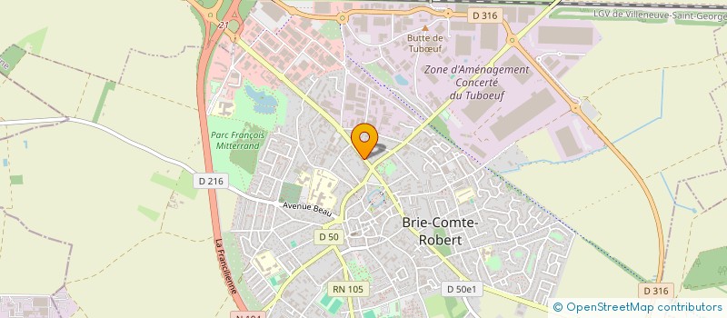 localisation de l'entreprise MONSIEUR ISIDORE NGAMBA  BRIE-COMTE-ROBERT