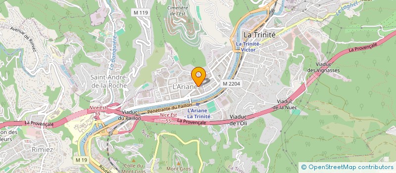 localisation de l'entreprise MONSIEUR ISIDORE NUNEZ à NICE