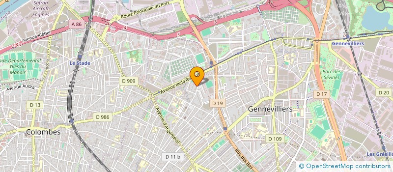 localisation de l'entreprise MONSIEUR ISIDORE TEGUIA KAMDEM à ASNIERES-SUR-SEINE