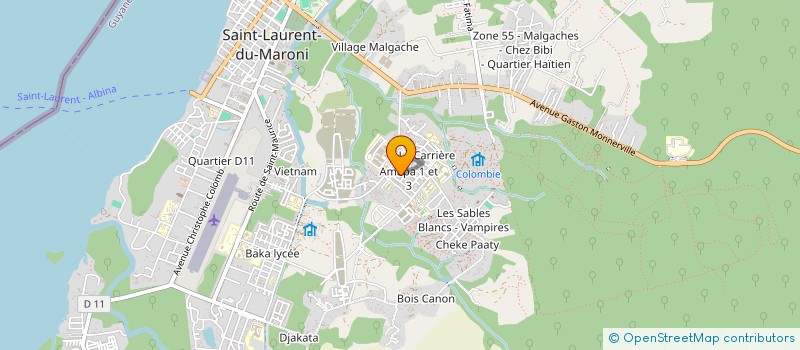 localisation de l'entreprise MONSIEUR ISIDORE VAN COOTEN à SAINT-LAURENT-DU-MARONI