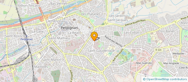 localisation de l'entreprise MONSIEUR ISIDRO VIDAL JOSA  PERPIGNAN