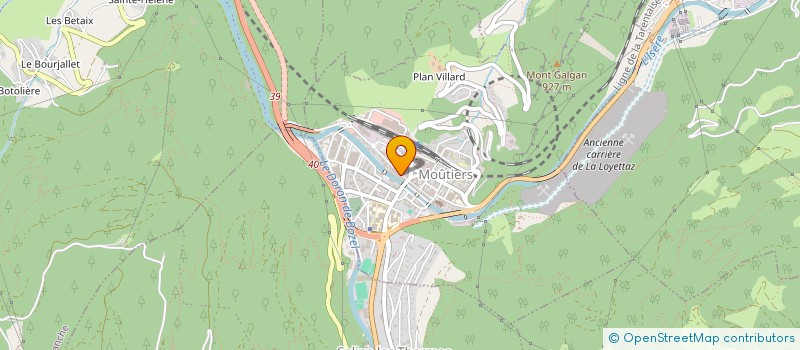 localisation de l'entreprise MONSIEUR ISILDA VARANDA RAPOSO à MOUTIERS