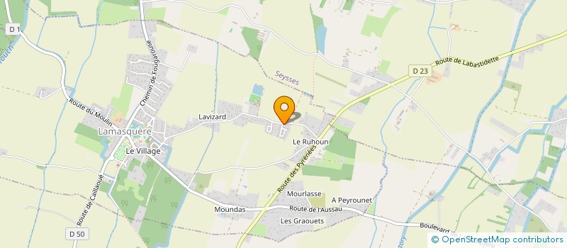 localisation de l'entreprise MONSIEUR ISKANDER AMRI  LAMASQUERE