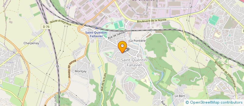 localisation de l'entreprise MONSIEUR ISKANDER CHAOUCH à SAINT-QUENTIN-FALLAVIER