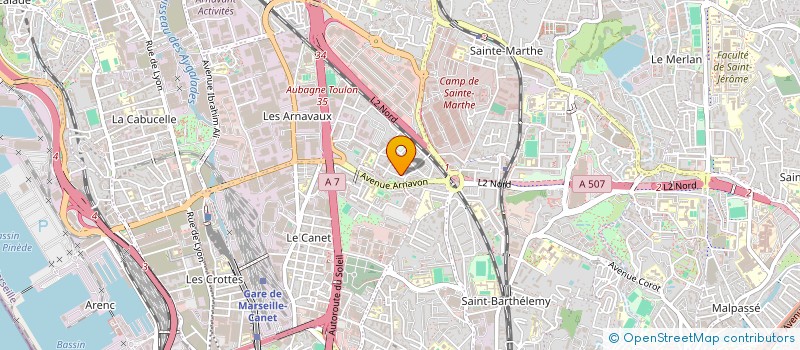 localisation de l'entreprise MONSIEUR ISLAH BERREDJEM à MARSEILLE