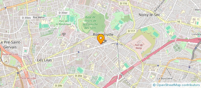 localisation de l'entreprise MONSIEUR ISLAM AIT-AMOKHTAR  ROMAINVILLE