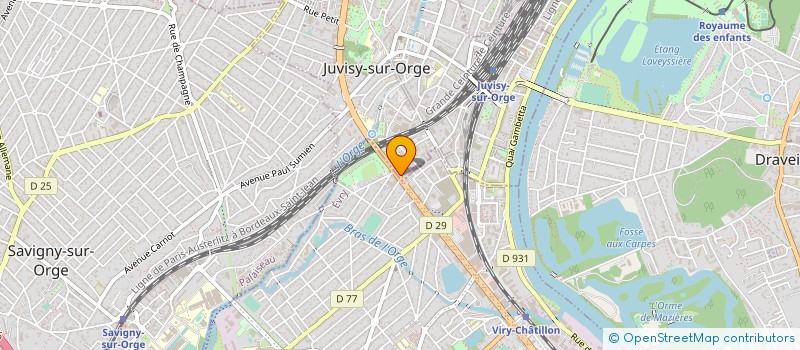 localisation de l'entreprise MONSIEUR ISLAM CHOPANOV à JUVISY-SUR-ORGE