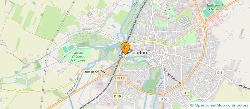 localisation de l'entreprise MONSIEUR ISLAM DJAFER à ISSOUDUN