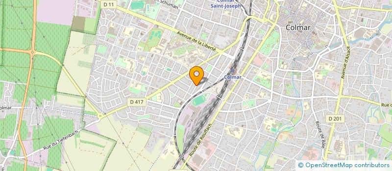 localisation de l'entreprise MONSIEUR ISLAM ELARIAK  COLMAR