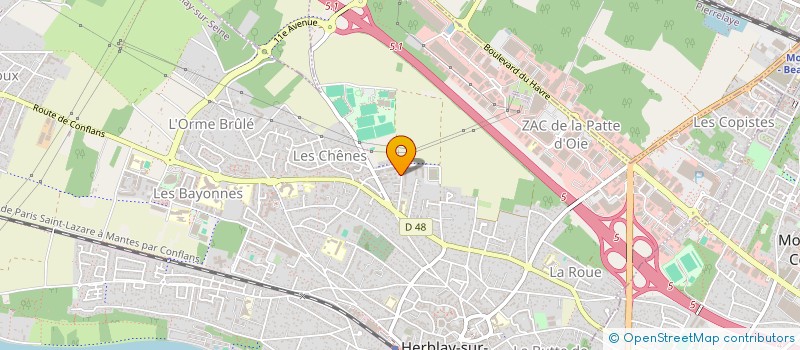 localisation de l'entreprise MONSIEUR ISLAM FARHAOUI  HERBLAY-SUR-SEINE