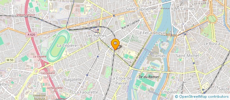 localisation de l'entreprise MONSIEUR ISLAM GUETTOU à TOULOUSE