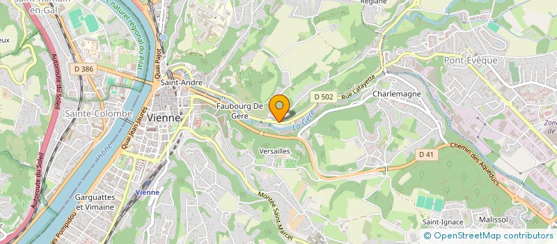 localisation de l'entreprise MONSIEUR ISLAM HADJ ALI à VIENNE