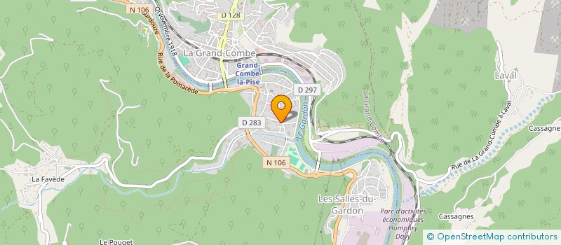 localisation de l'entreprise MONSIEUR ISLAM HAMMAOUI  LES SALLES-DU-GARDON