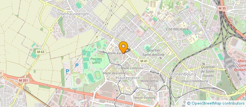 localisation de l'entreprise MONSIEUR ISLAM KHASUEV  STRASBOURG