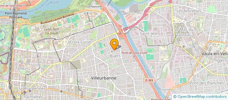 localisation de l'entreprise MONSIEUR ISLAM LALAOUA  VILLEURBANNE