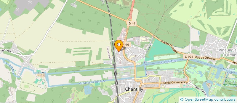 localisation de l'entreprise MONSIEUR ISLAM LARID  CHANTILLY