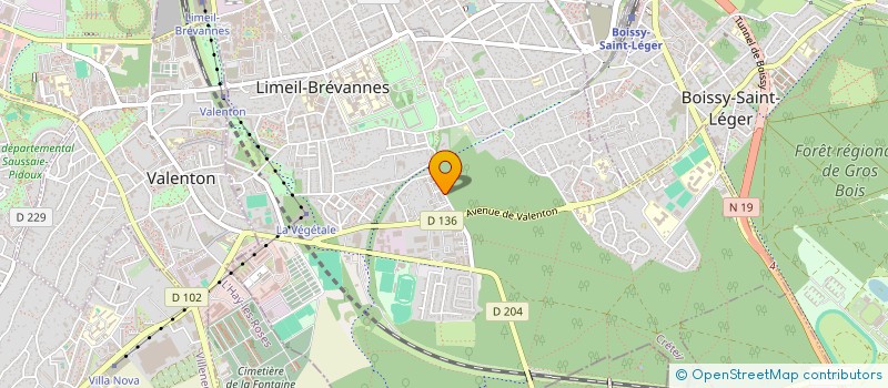 localisation de l'entreprise MONSIEUR ISLAM MEZIANI  LIMEIL-BREVANNES