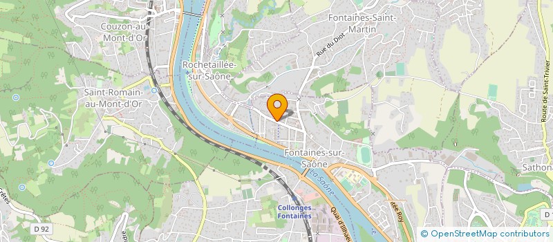 localisation de l'entreprise MONSIEUR ISLAM ORSOUNKAEV  FONTAINES-SUR-SAONE