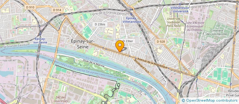 localisation de l'entreprise MONSIEUR ISLAM OUANDJELI à EPINAY-SUR-SEINE