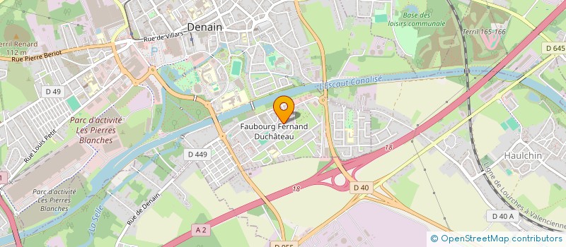 localisation de l'entreprise MONSIEUR ISLAM OUZANDJA  DENAIN