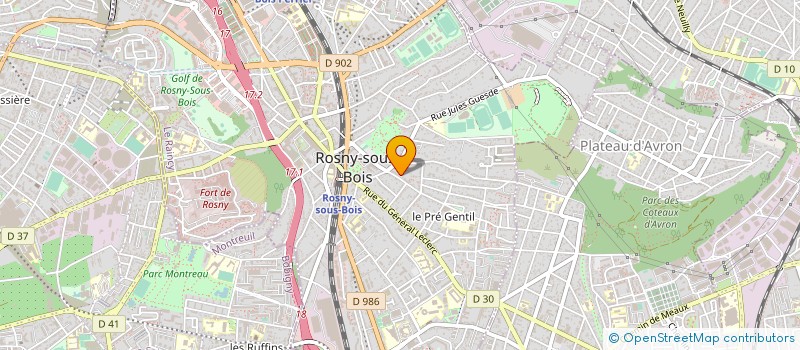 localisation de l'entreprise MONSIEUR ISLAM RAFIKUL à ROSNY-SOUS-BOIS