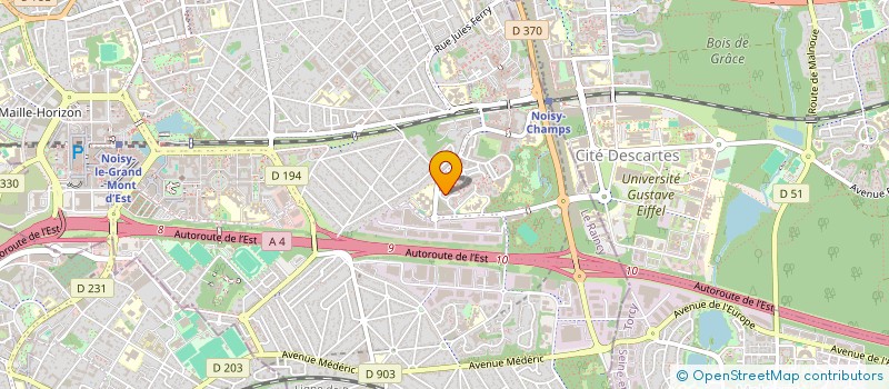 localisation de l'entreprise MONSIEUR ISLAM ROUBA  NOISY-LE-GRAND