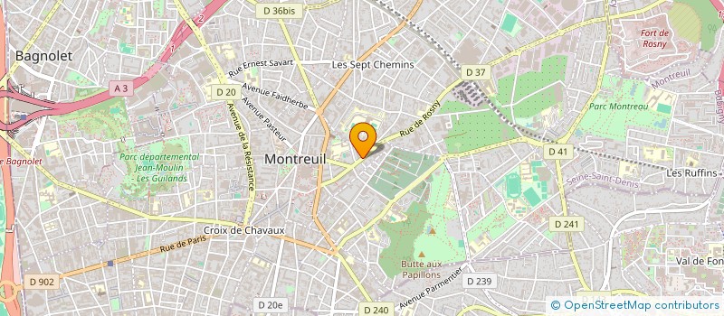 localisation de l'entreprise MONSIEUR ISLAM ROUIBI à MONTREUIL