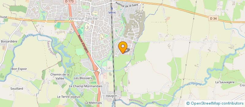 localisation de l'entreprise MONSIEUR ISLAM SLAMA  VERN-SUR-SEICHE
